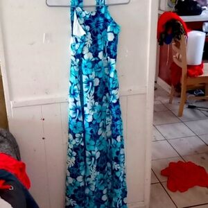 Women's tropical vacay dress